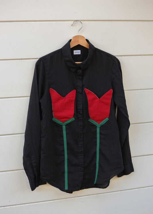 Tulip Topper - Button Up Shirt (S)