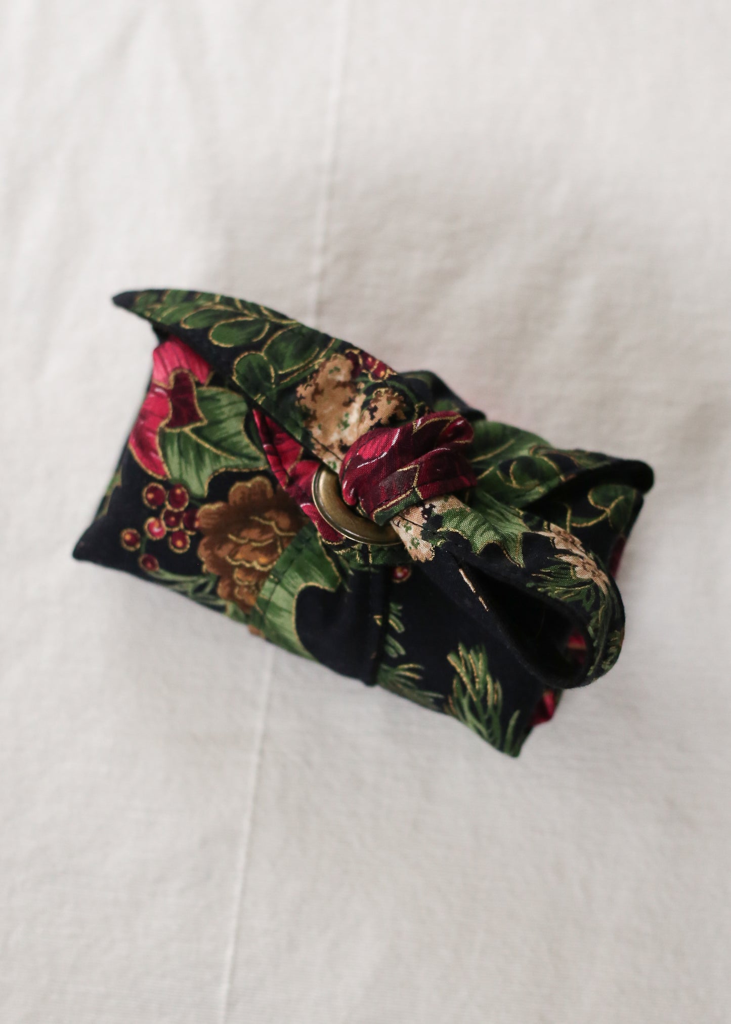 Festive Floral Reusable Bag