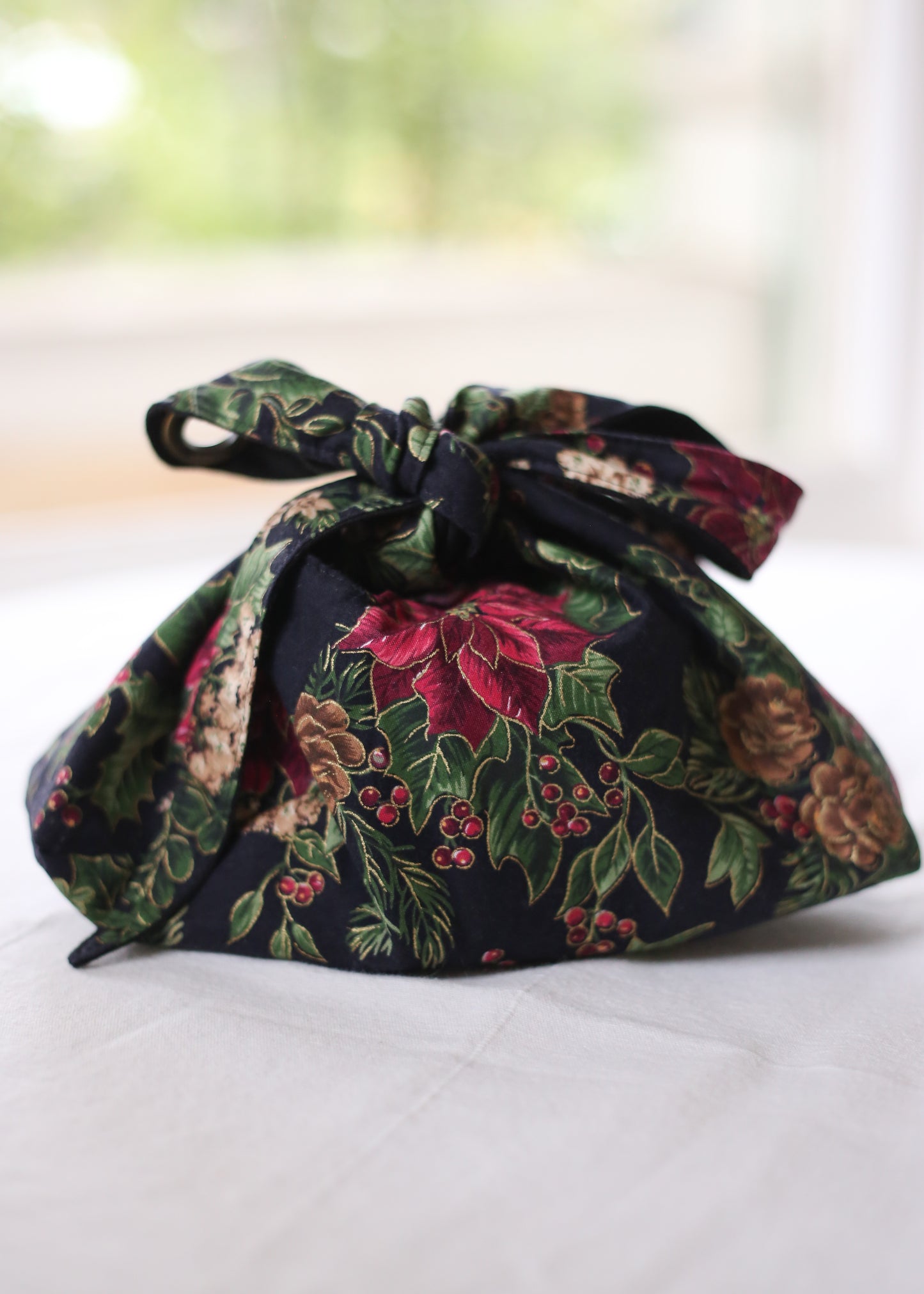 Festive Floral Reusable Bag