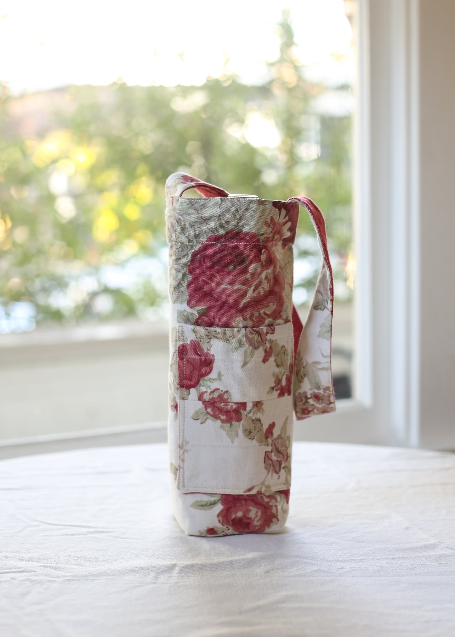 Rose Wine Tote