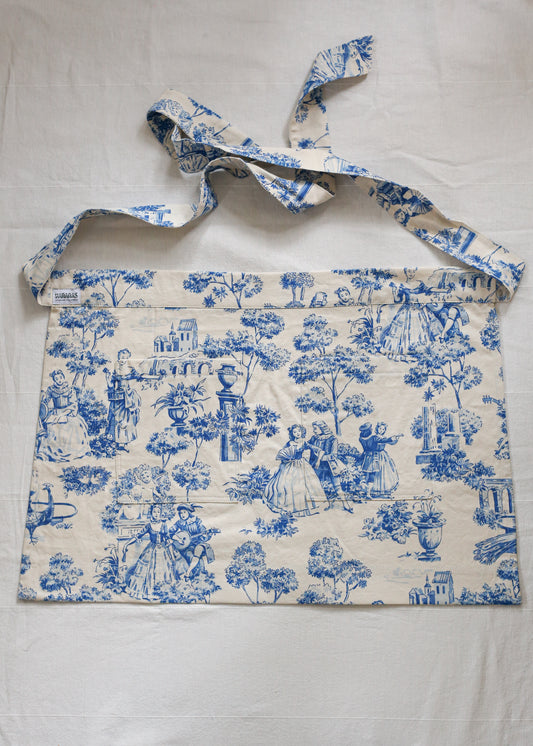 Hostess Half Apron - Vintage Toile